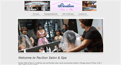 Desktop Screenshot of pavilionsalon.com